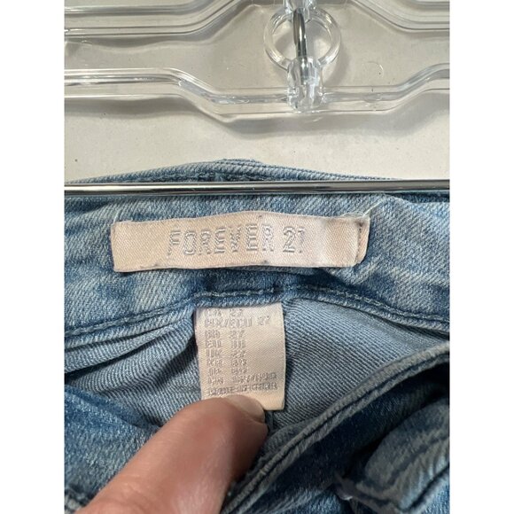 Forever 21 Womens Skinny Light Wash Denim Jeans Size 27 - Picture 2 of 4